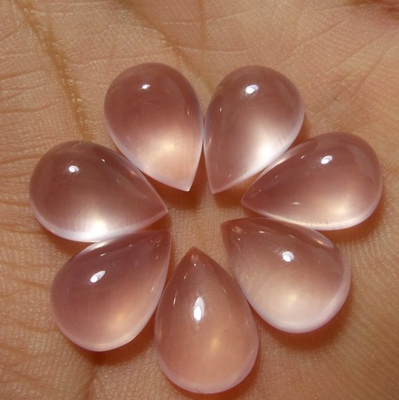 6x4mm rose quartz pear 6x4mm rose quartz pear