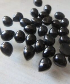 7x5mm black spinel pear