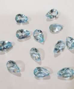 7x5mm sky blue topaz pear cut