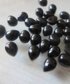 7x9mm black spinel pear