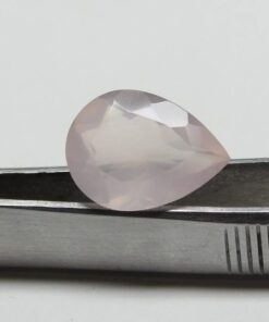 7x9mm rose quartz pear cut