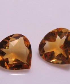 8mm citrine heart cut