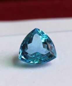 8mm swiss blue topaz trillion cut