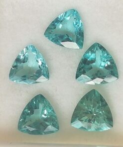 8mm blue apatite trillion cut