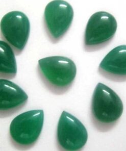 8x10mm green onyx pear