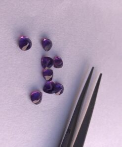 5mm african amethyst heart cut