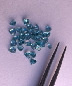 6mm blue apatite trillion cut