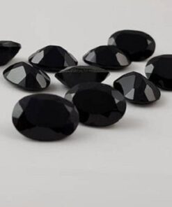 10x14mm black spinel oval cut