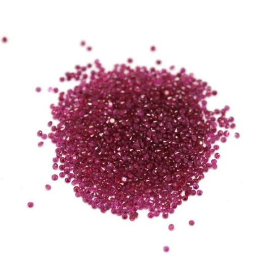 2mm burma ruby round cut