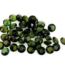 2mm green tourmaline round cut