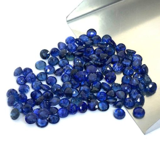 2mm blue sapphire round cut
