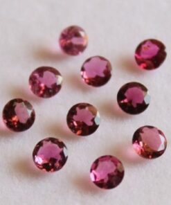 3.5mm pink tourmaline round cut