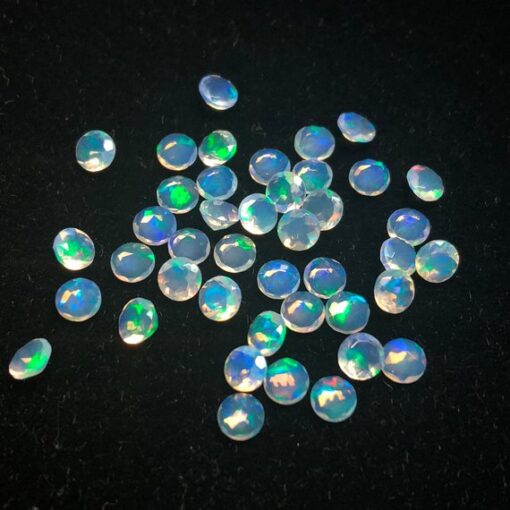3.5mm ethiopian opal round cut