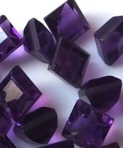 4mm african amethyst princess cut