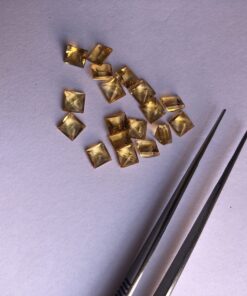 4mm citrine princess cut