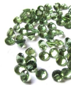 5mm green apatite round cut