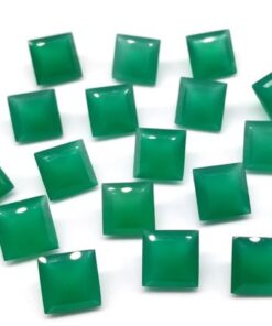 5mm green onyx princess cut