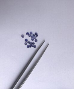 2.5mm iolite round cut