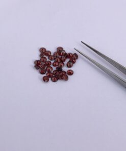 1.5mm red garnet round cut