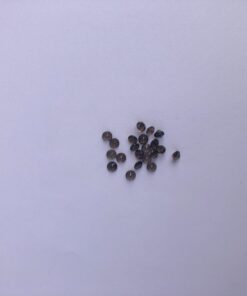 1.5mm smoky quartz round cut