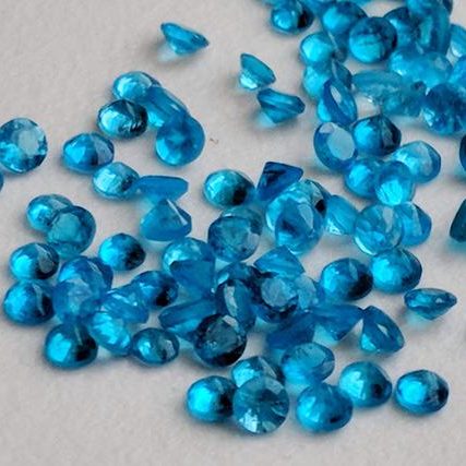 4mm neon apatite round cut 4mm neon apatite round cut