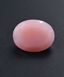 12x10mm Natural Pink Opal Faceted Oval Cut Gemstone