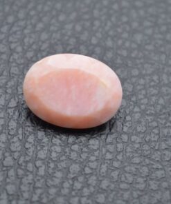 14x10mm Natural Pink Opal Faceted Oval Cut Gemstone