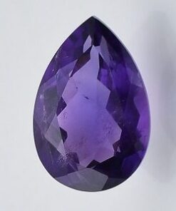 14x10mm Natural African Amethyst Faceted Pear Cut Gemstone