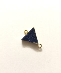 14mm purple druzy triangle