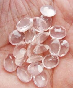 3x4mm Natural Rose Quartz Faceted Oval Cut Gemstone