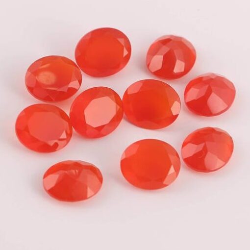 3x4mm Natural Carnelian Faceted Oval Cut Gemstone
