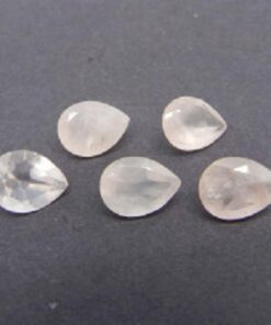 3x4mm Natural Rose Quartz Faceted Pear Cut Gemstone
