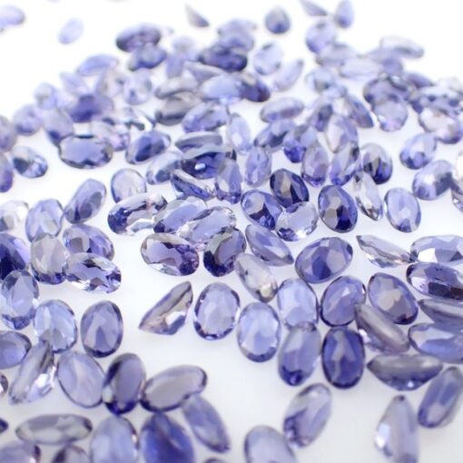 3x5mm Natural Iolite Faceted Oval Cut Gemstone