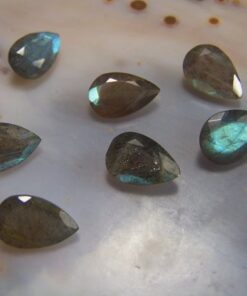 3x5mm Natural Labradorite Faceted Pear Cut Gemstone