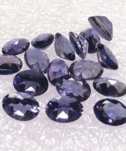 4x5mm Natural Iolite Faceted Oval Cut Gemstone