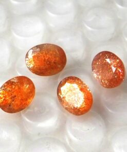 4x5mm Natural Sunstone Oval Faceted Cut Gemstone