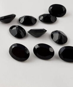 4x5mm black onyx oval cut