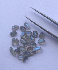 8x6mm Natural Labradorite Oval Cut Gemstone