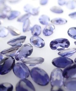 4x6mm Natural Iolite Faceted Oval Cut Gemstone