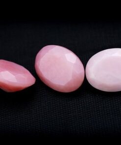 9x7mm Natural Pink Opal Faceted Oval Cut Gemstone