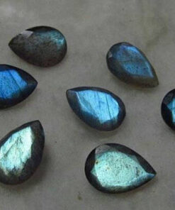 9x7mm Natural Labradorite Faceted Pear Cut Gemstone