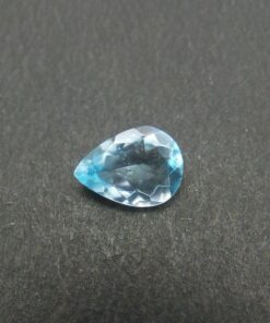 9x7mm Natural Sky Blue Topaz Faceted Pear Cut Gemstone