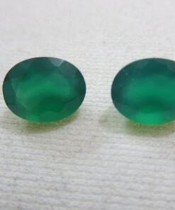 10x8mm green onyx oval cut