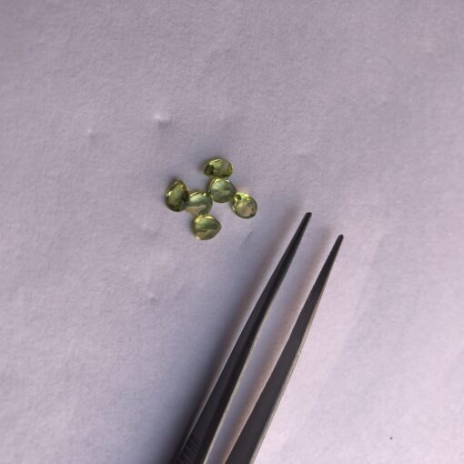 3x4mm Natural Peridot Faceted Pear Cut Gemstone