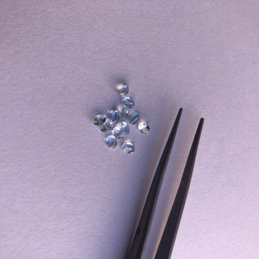 3x5mm Natural Sky Blue Topaz Faceted Oval Cut Gemstone