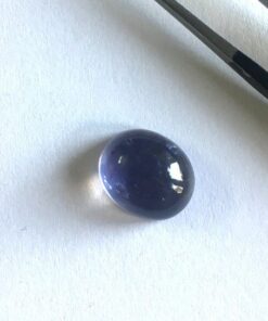 14x10mm Natural Iolite Smooth Oval Cabochon