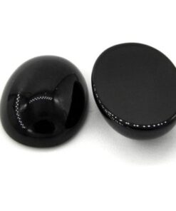 14x10mm Natural Black Onyx Smooth Oval Cabochon