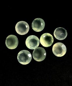 2.5mm Natural Prehnite Faceted Round Gemstone