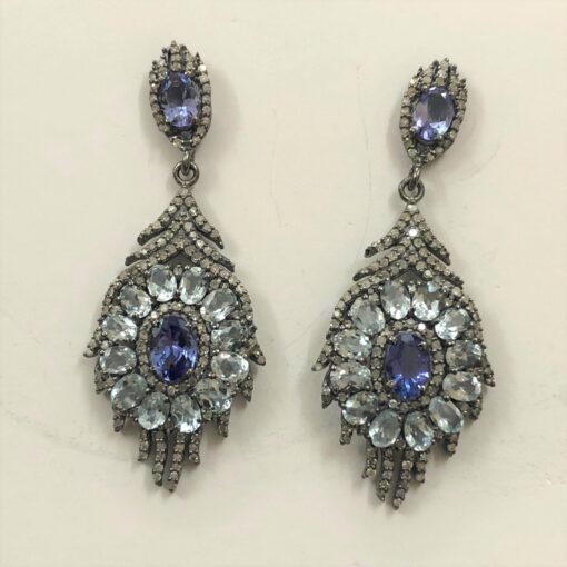 kyanite earrings