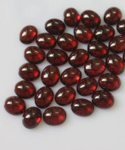 3x4mm Natural Red Garnet Smooth Oval Cabochon